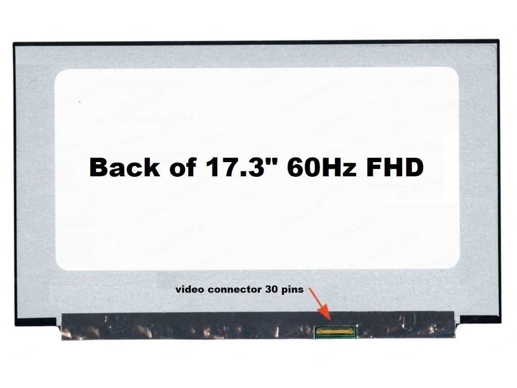 Laptop Display Screen 17 inch LED 30 Pin