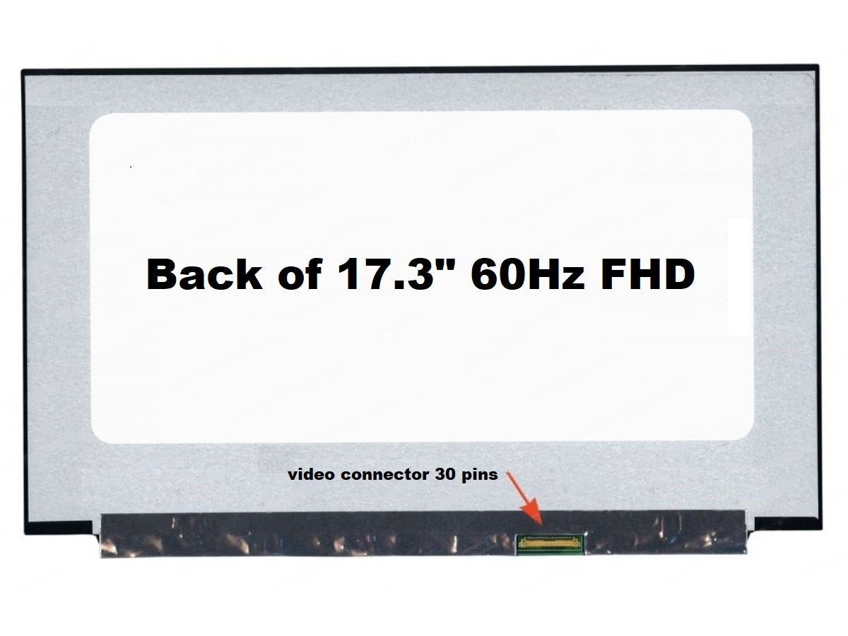 Laptop Display Screen 17 inch LED 30 Pin