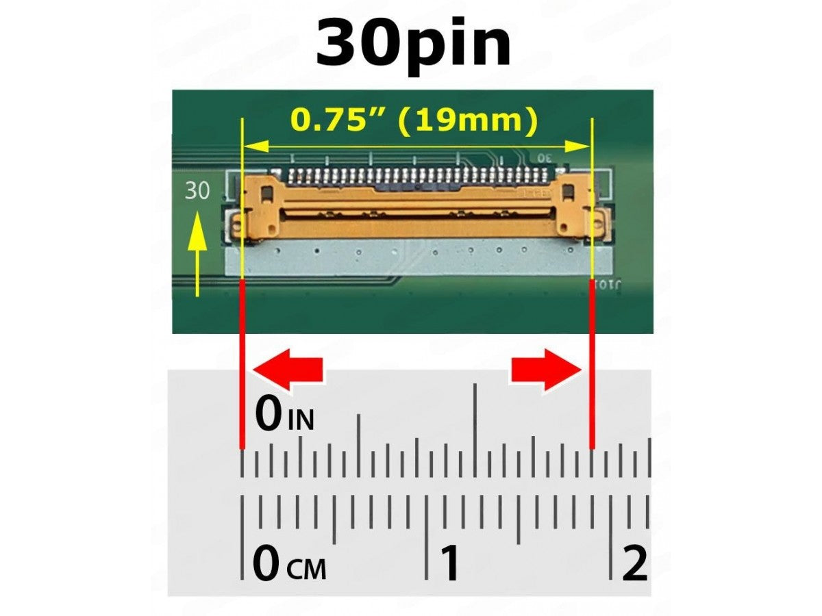 Laptop Display Screen 17 inch LED 30 Pin