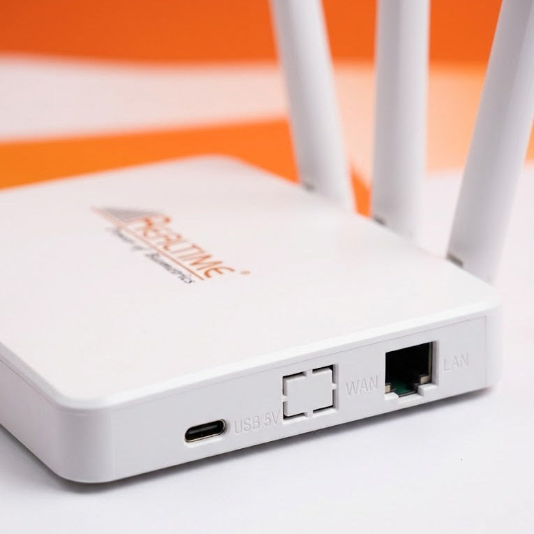 Realtime W8+ SIM Wi-Fi Router with 3 Antennas & LAN Port