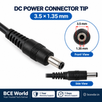 Compatible Avita Laptop Adapter 45W (19V / 2.37A) 3.5×1.35mm