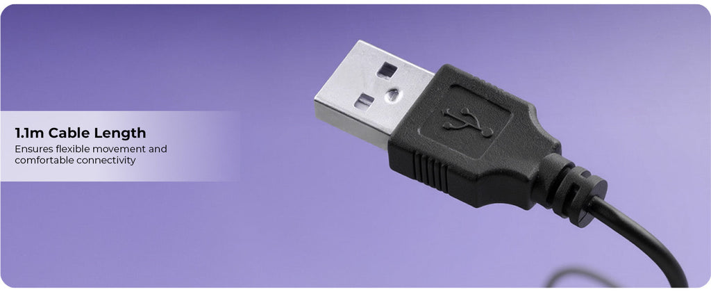 Zebronics Zeb Comfort+ Wired Mouse 1000 DPI USB
