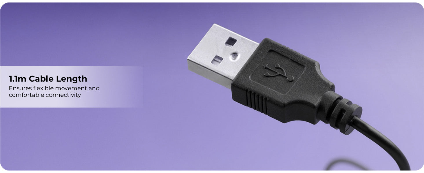 Zebronics Zeb Comfort+ Wired Mouse 1000 DPI USB