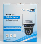 SecureMax 6MP 4G Triple Lens Linkage Camera