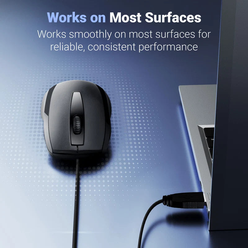 Zebronics Zeb Alex Wired Mouse 1200 DPI USB