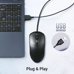 Zebronics Zeb Byte Wired Mouse 1000 DPI USB