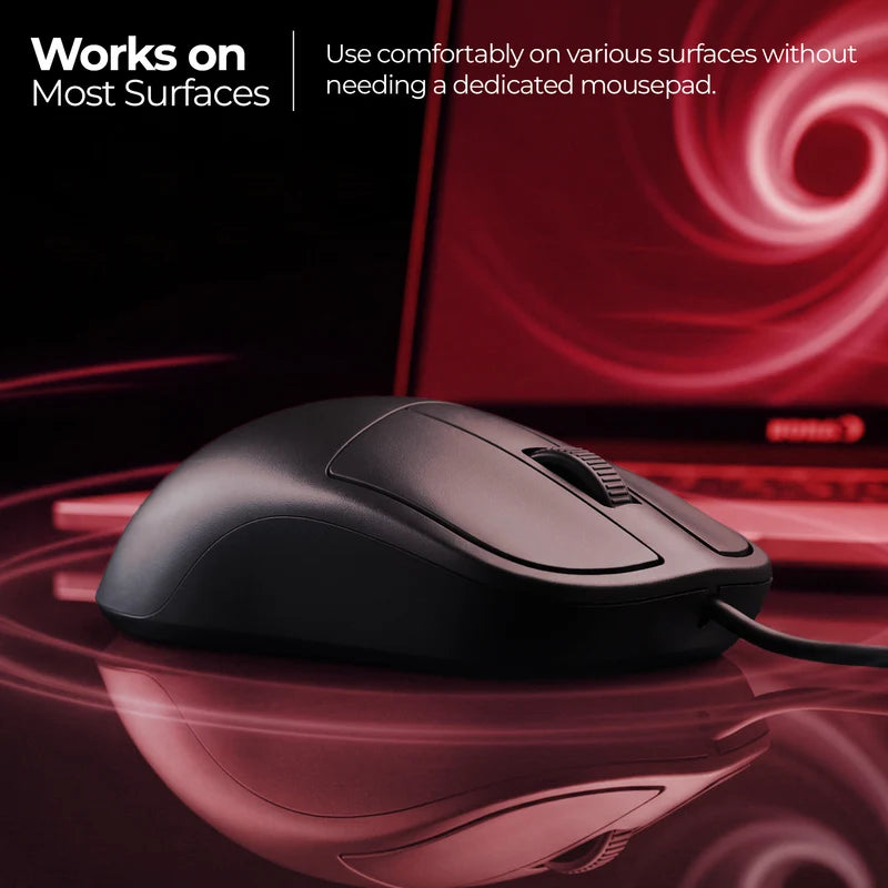 Zebronics Zeb Comfort 10 Wired Mouse 1200 DPI USB