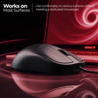Zebronics Zeb Comfort 10 Wired Mouse 1200 DPI USB