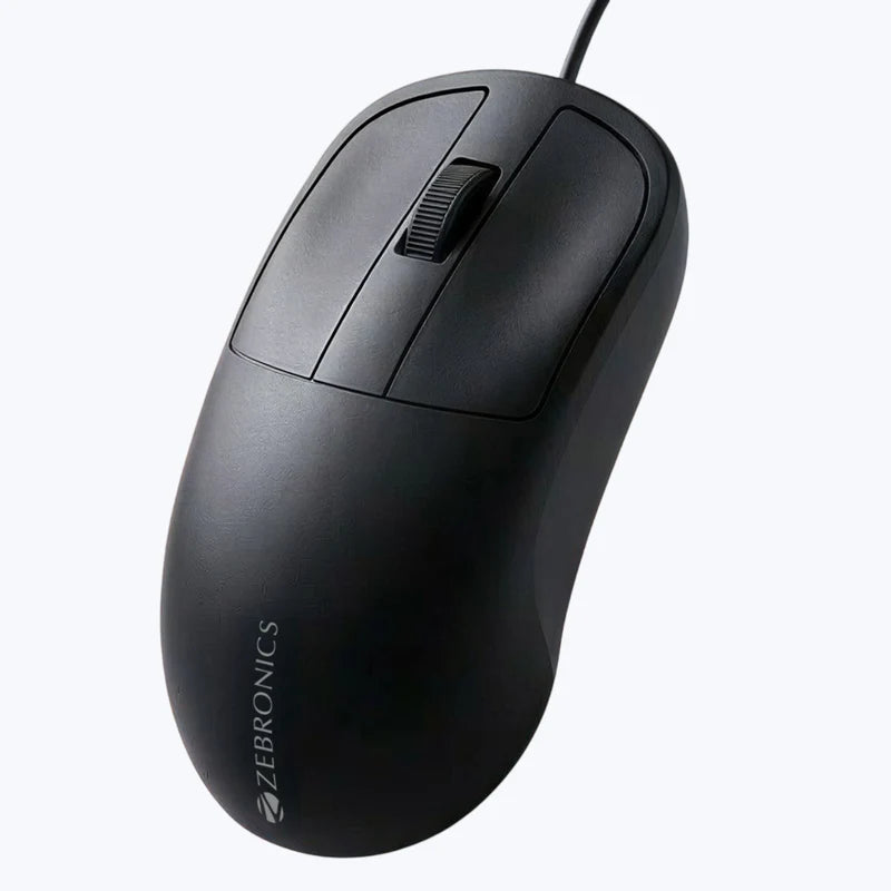 Zebronics Zeb Comfort 10 Wired Mouse 1200 DPI USB