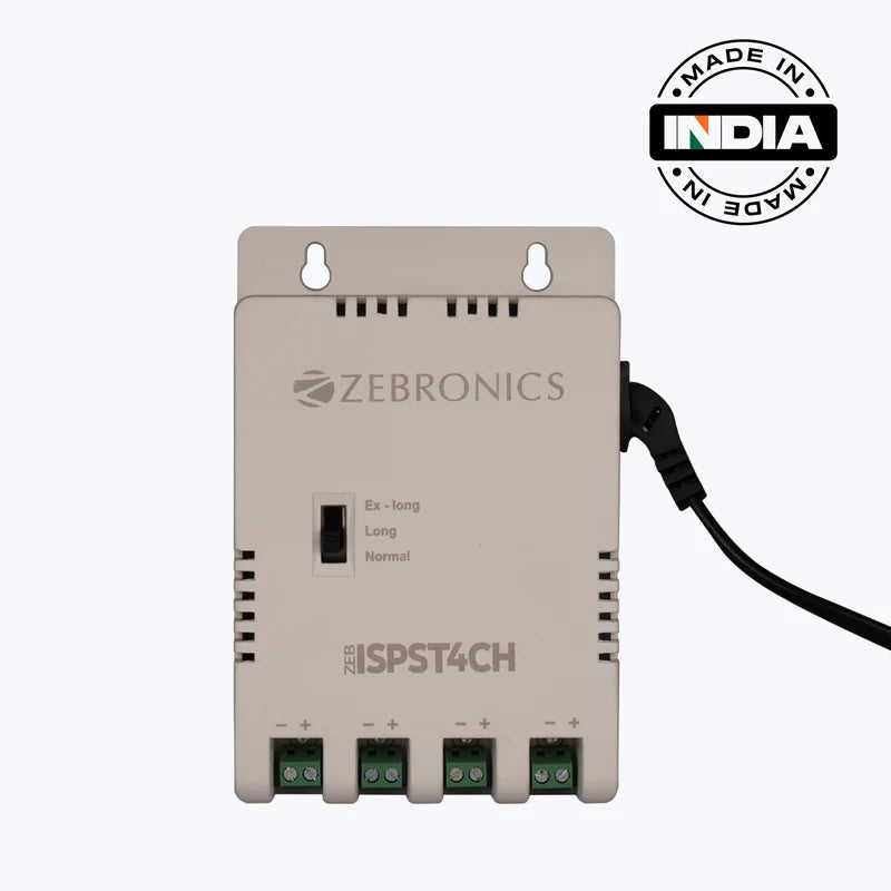 Zebronics ISPST4CH 4 Channel CCTV SMPS – 12V Power Supply