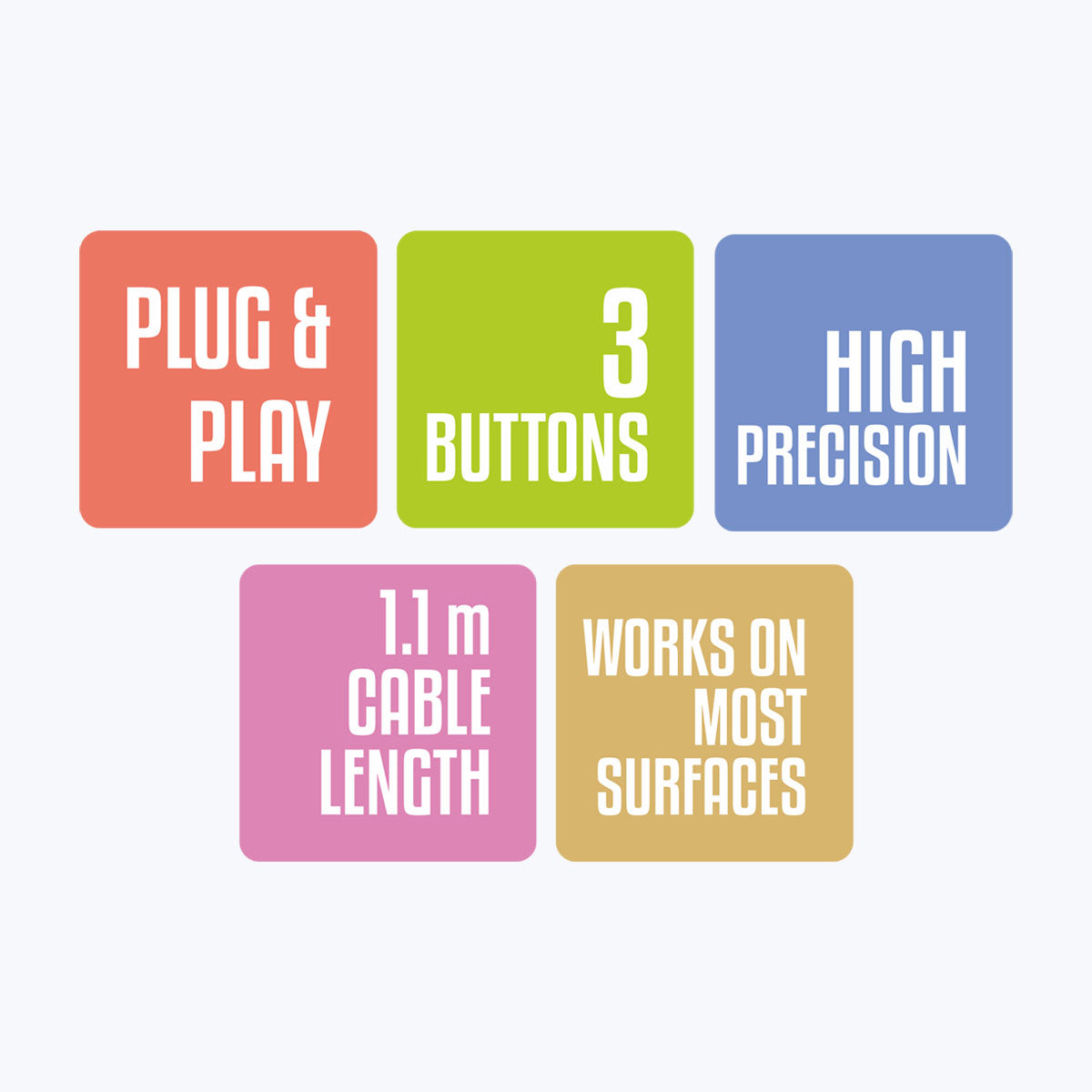 Zebronics Zeb Juggle Wired Mouse 1200 DPI USB