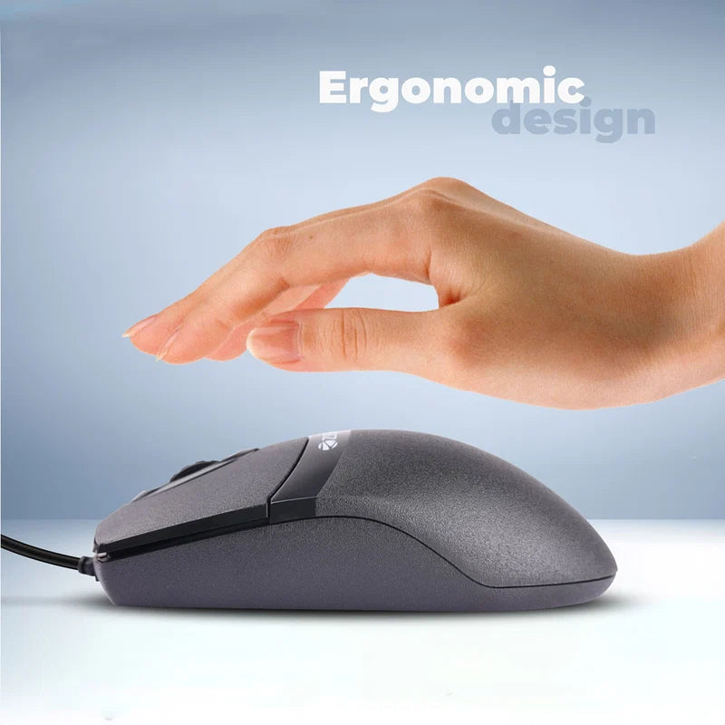 Zebronics Zeb Spin Wired Mouse 1000 DPI USB