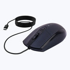 Zebronics Zeb Velocity Wired Mouse 3200 DPI Type-C