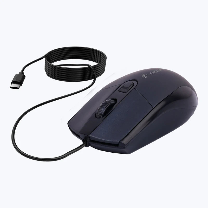 Zebronics Zeb Velocity Wired Mouse 3200 DPI Type-C