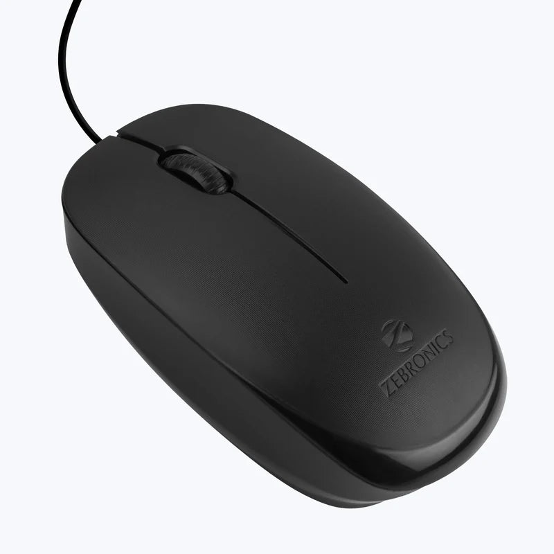Zebronics Zeb Power Wired Mouse 1200 DPI USB