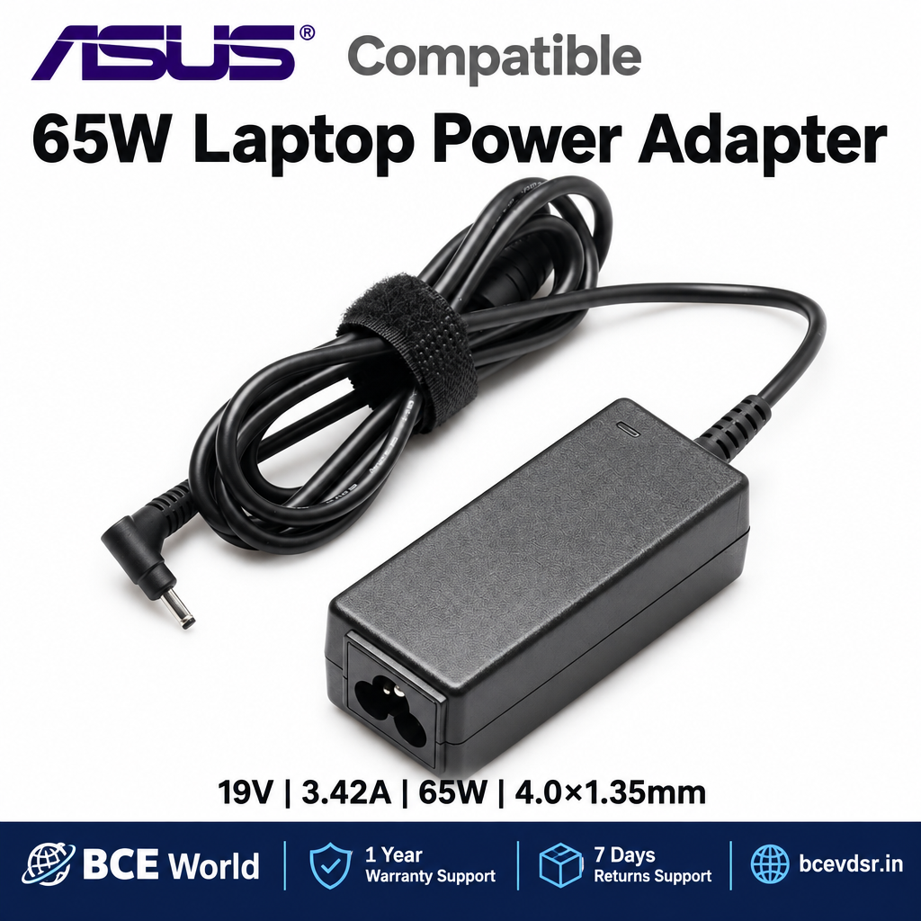 Compatible Asus 65W laptop adapter 19V 3.42A 4.0×1.35mm