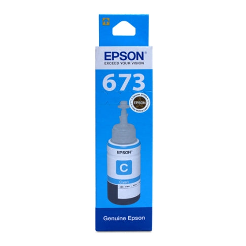 Epson 673 Cyan genuine 70 ml ink bottle