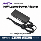 Compatible Avita 40W laptop adapter 19V 2.1A 3.0×1.0mm