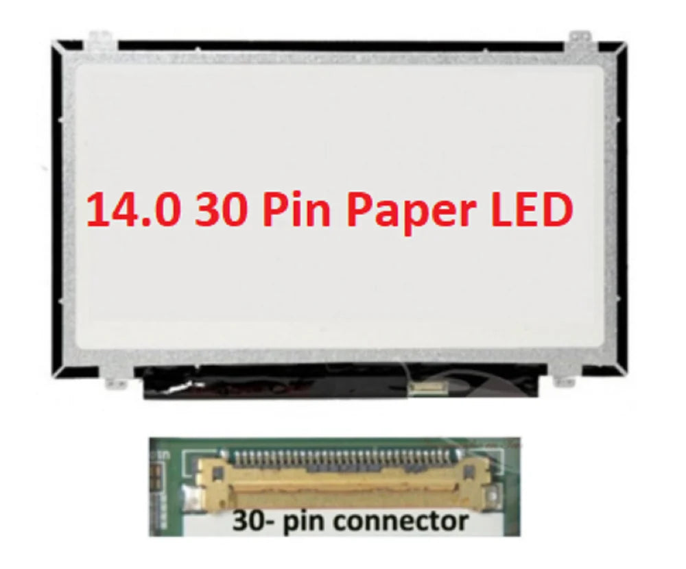 Laptop Display Screen 14 inch LED 30 Pin