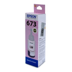 Epson 673 Light Magenta genuine 70 ml ink bottle view 2