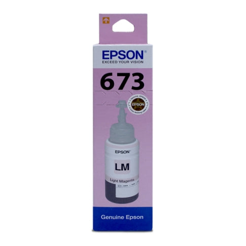 Epson 673 Light Magenta genuine 70 ml ink bottle