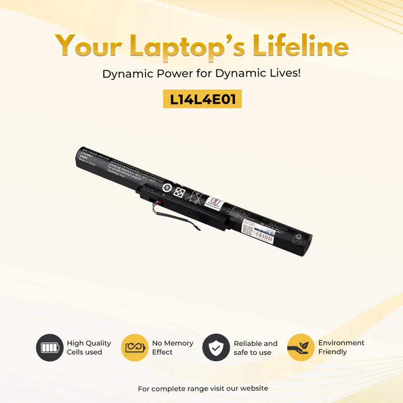 Lapcare Lenovo Laptop Battery L14L4E01 4-Cell Li-ion
