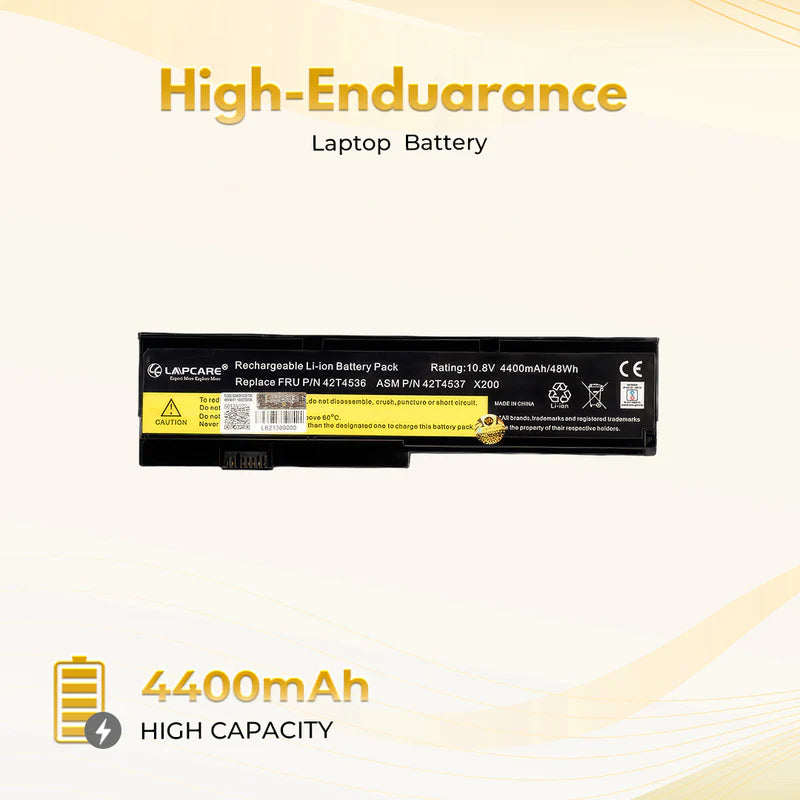 Lapcare Lenovo Laptop Battery 42T4835 6-Cell Li-ion
