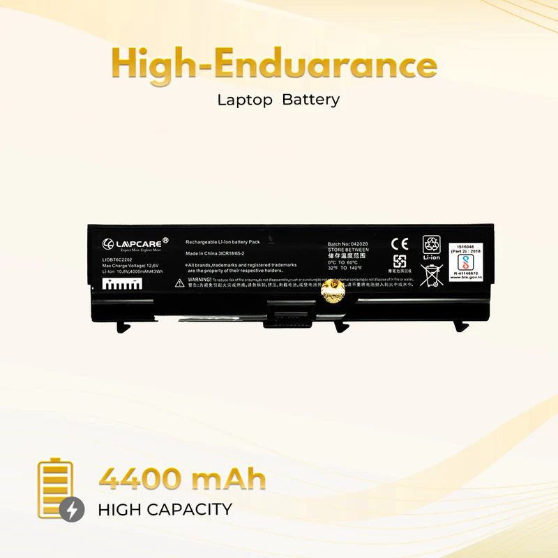 Lapcare Lenovo Laptop Battery 42T4751 6-Cell Li-ion
