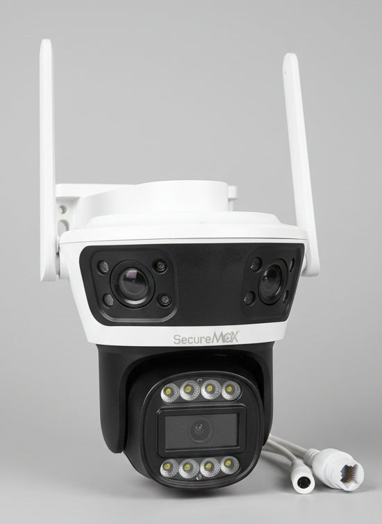 SecureMax 6MP 4G Triple Lens Linkage Camera