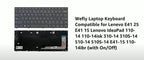 Lenovo E41-25 E41-10 E41-15 E41-20 E41-30 E41-35 IdeaPad 110-14 310-14 510-14 Laptop Keyboard