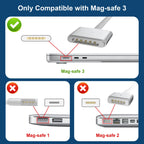 Compatible Apple Laptop Adapter 96W (20V / 4.8A) USB-C (MagSafe 3 Compatible)