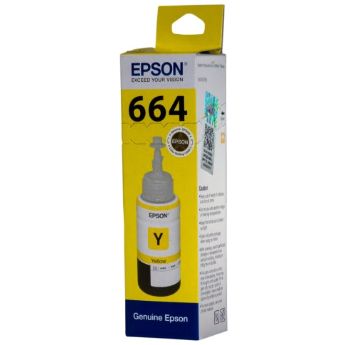 Epson 664 Yellow genuine 70 ml ink bottle