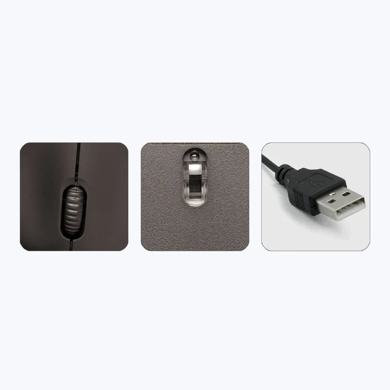 Zebronics Zeb Comfort Wired Mouse 1000 DPI USB