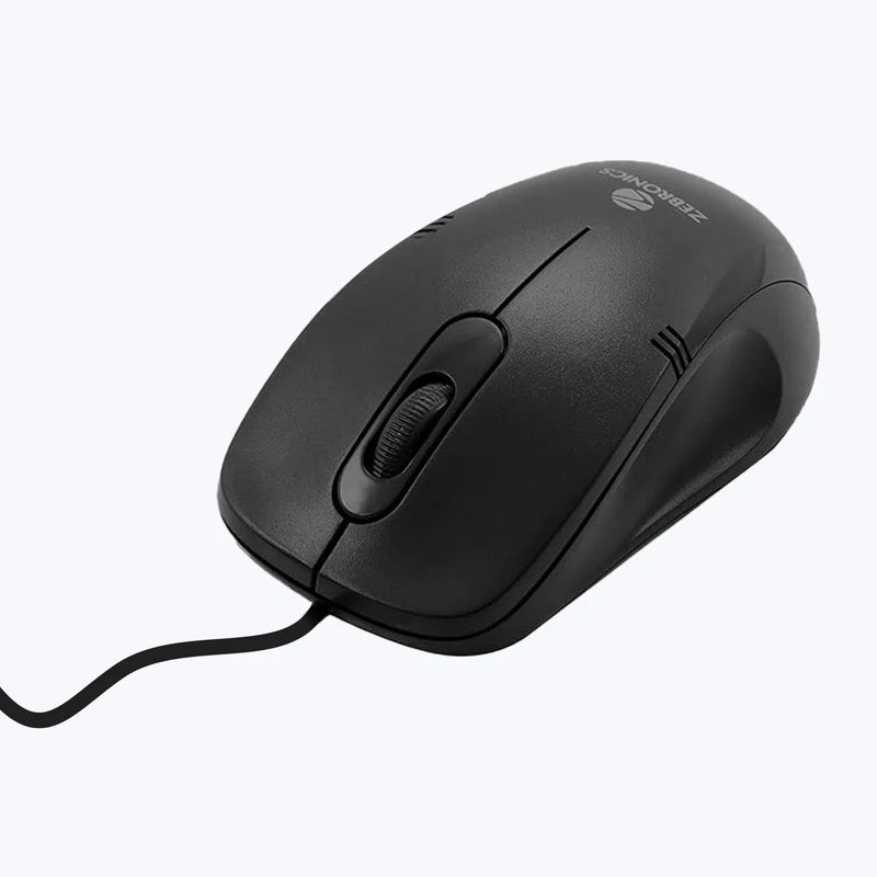 Zebronics Zeb Power+ Wired Mouse 1200 DPI USB