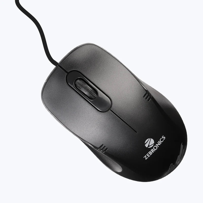 Zebronics Zeb Power+ Wired Mouse 1200 DPI USB