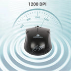 Zebronics Zeb Power+ Wired Mouse 1200 DPI USB