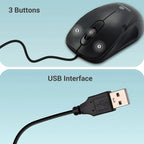 Zebronics Zeb Power+ Wired Mouse 1200 DPI USB